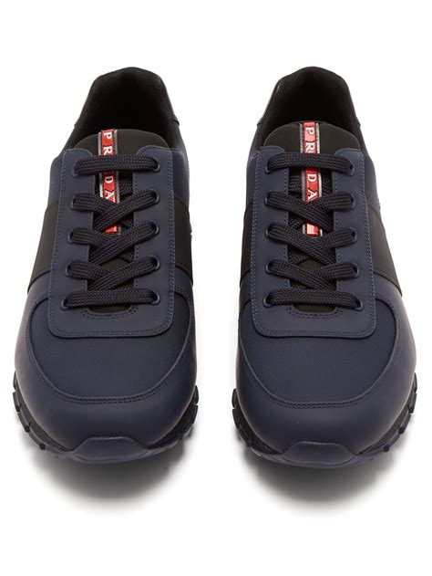 prada blue trainers